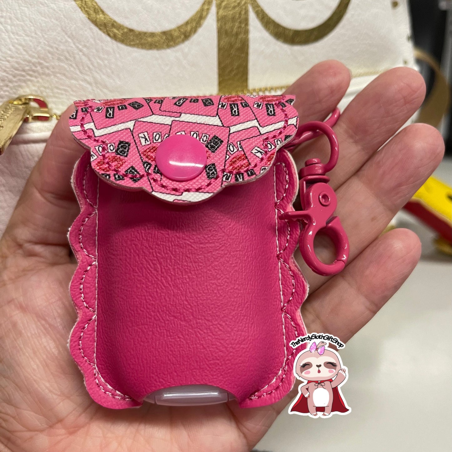 Gossip Book Girls Hand Sanitizer Holder