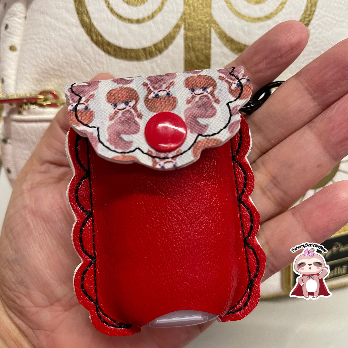 Horror Doll Hand Sanitizer Holder