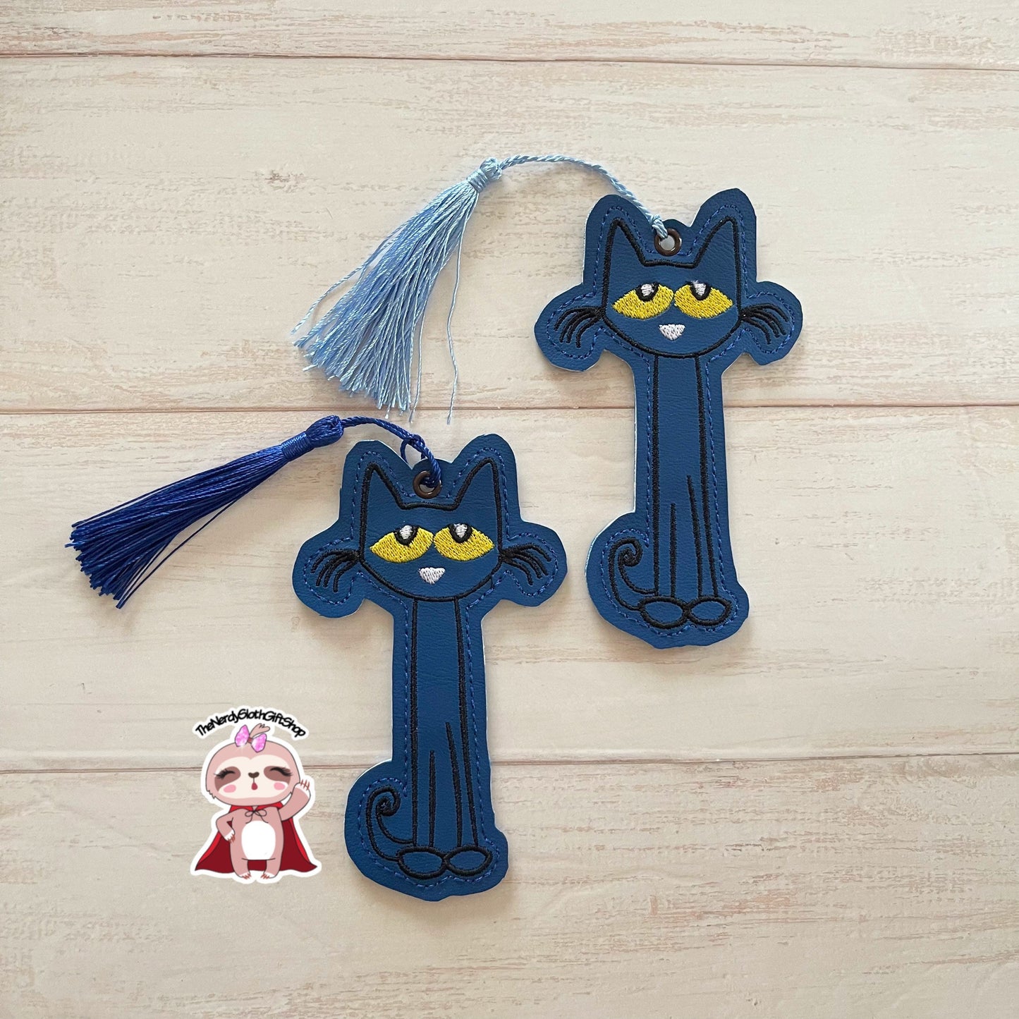 Blue Cat Book Mark