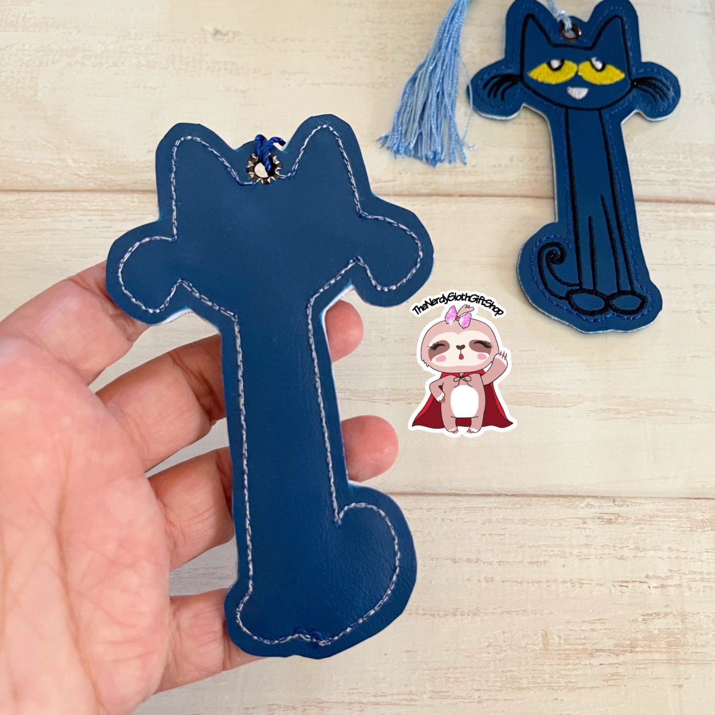 Blue Cat Book Mark