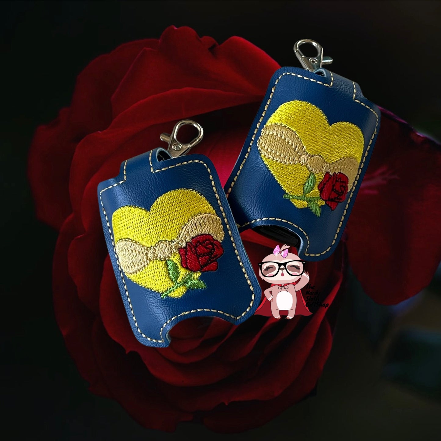 PrincessB Heart Hand Sanitizer Holder