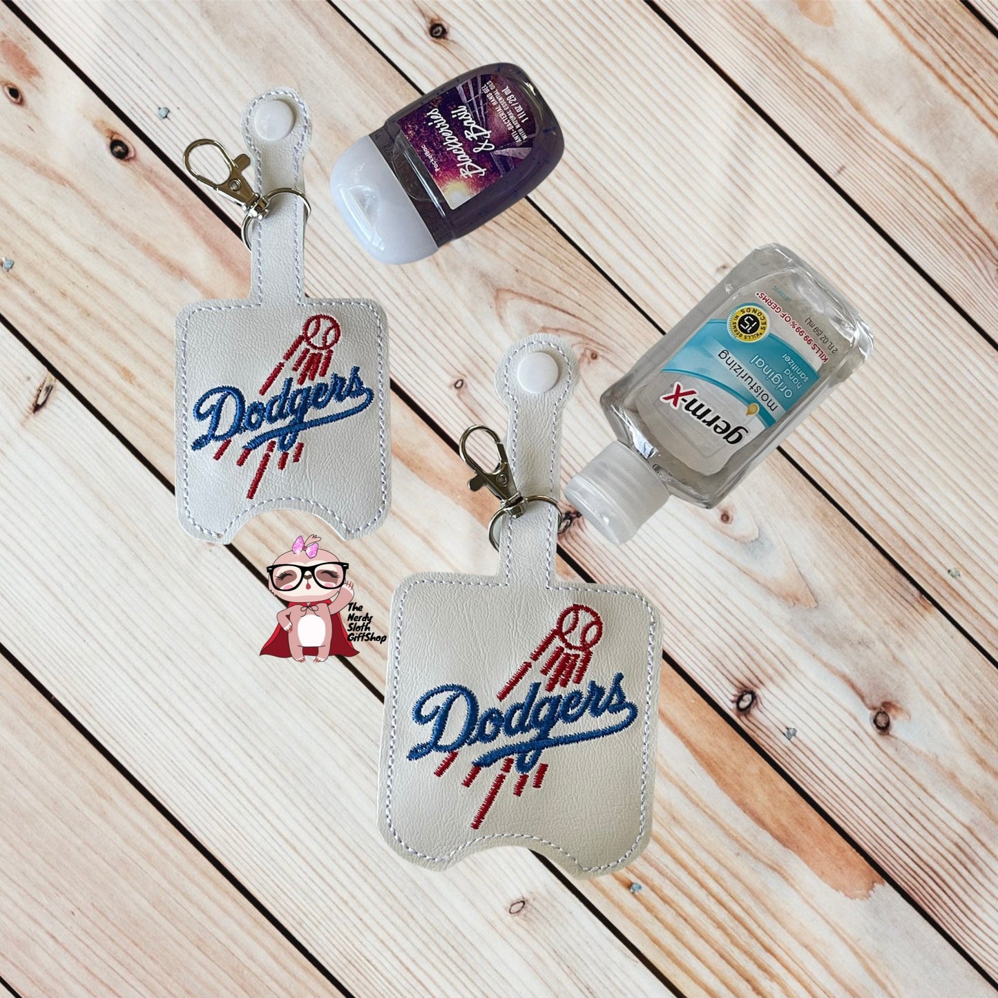 LA Baseball Sports Baseball Hand Sanitizer Holder