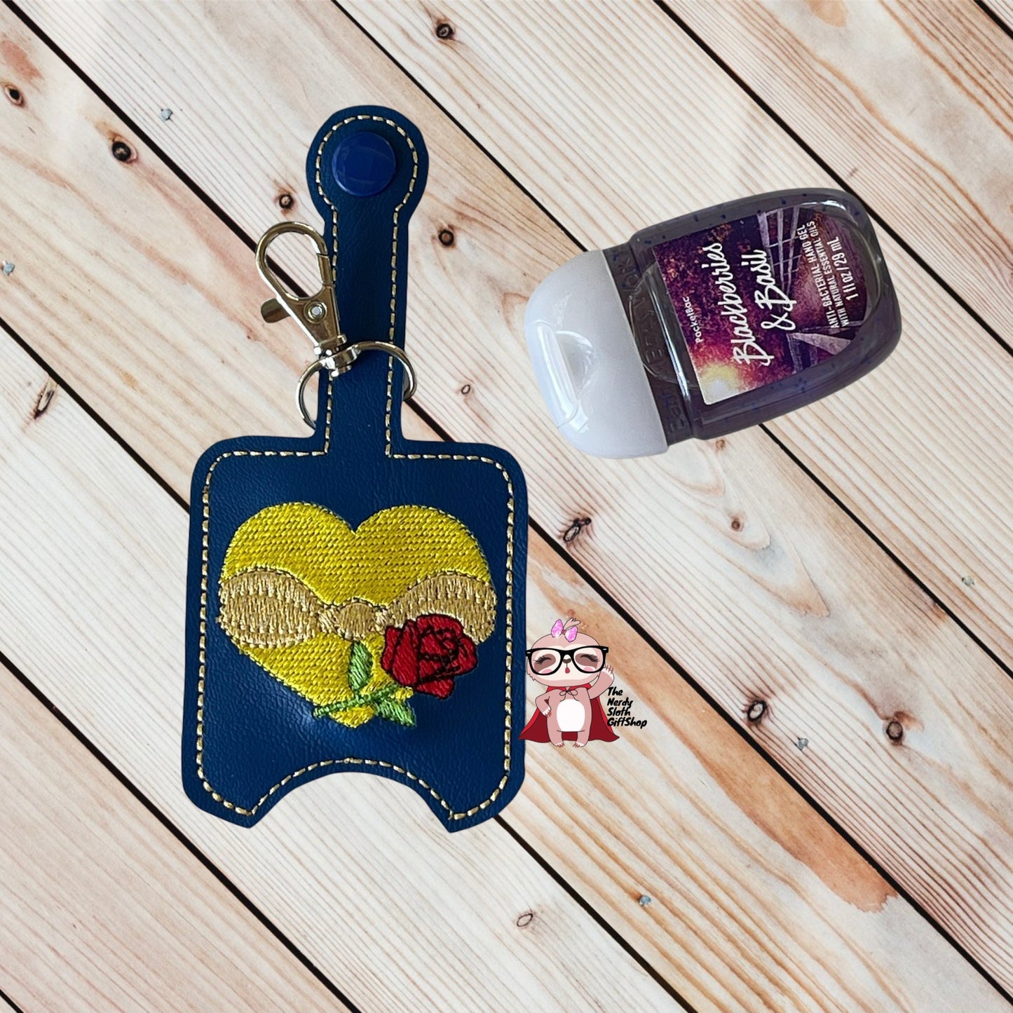 PrincessB Heart Hand Sanitizer Holder