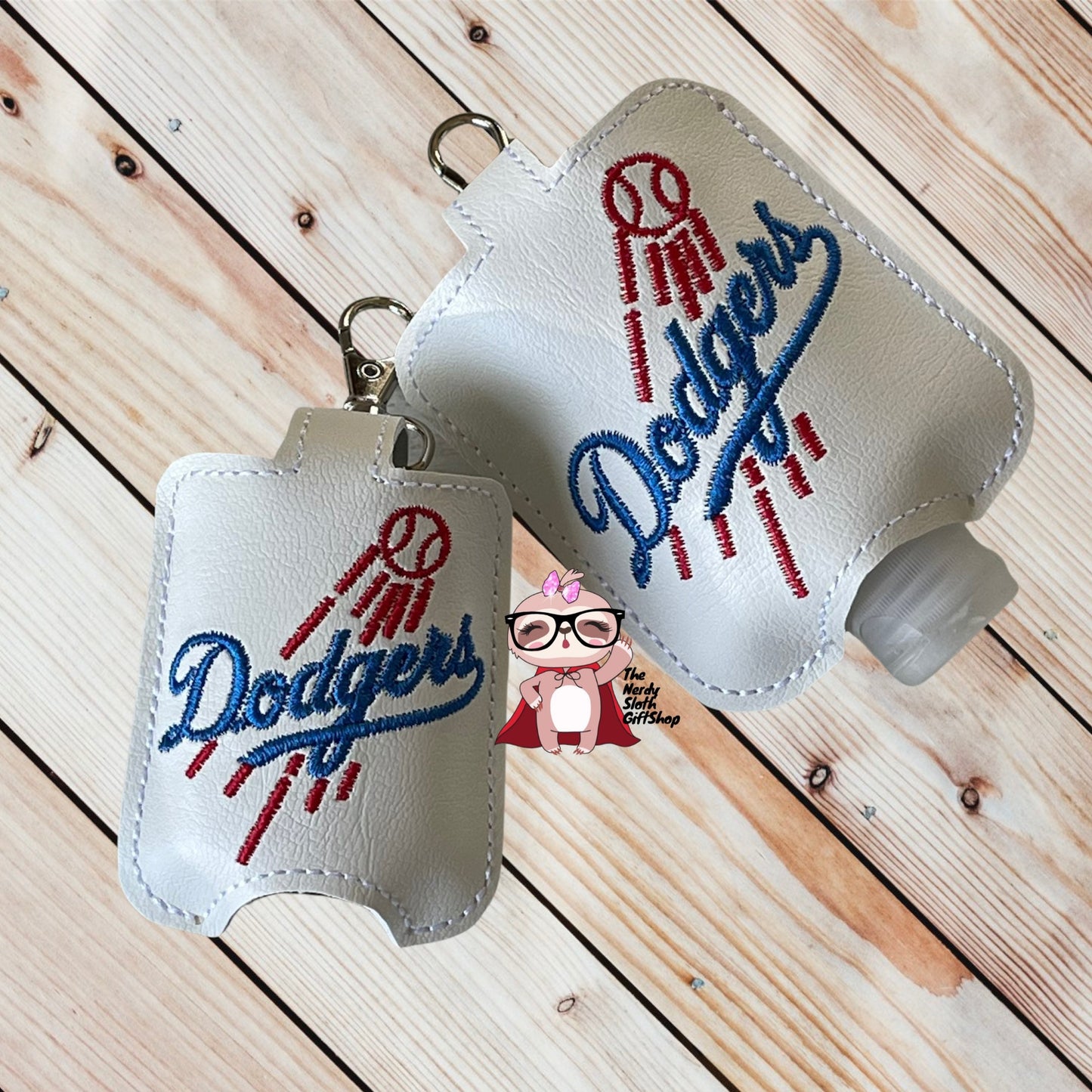 LA Baseball Sports Baseball Hand Sanitizer Holder