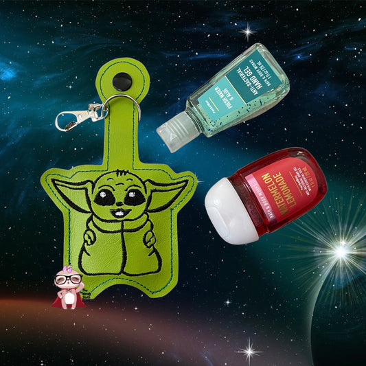 Green Baby Hand Sanitizer Holder