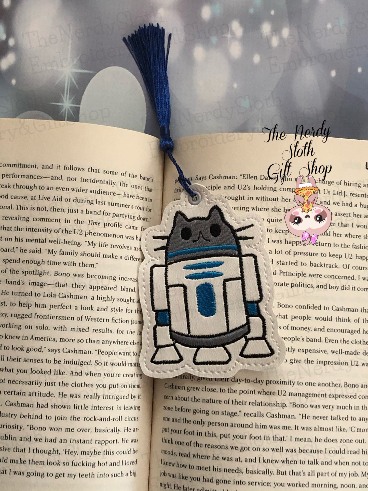 Galaxy Cat Book Mark